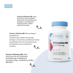 Osavi Witamina B6 P-5-P 30 mg, kapsułki twarde, 60 szt.