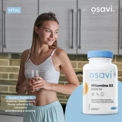 Osavi, Witamina D3 2000 IU, kapsułki, 120 szt.