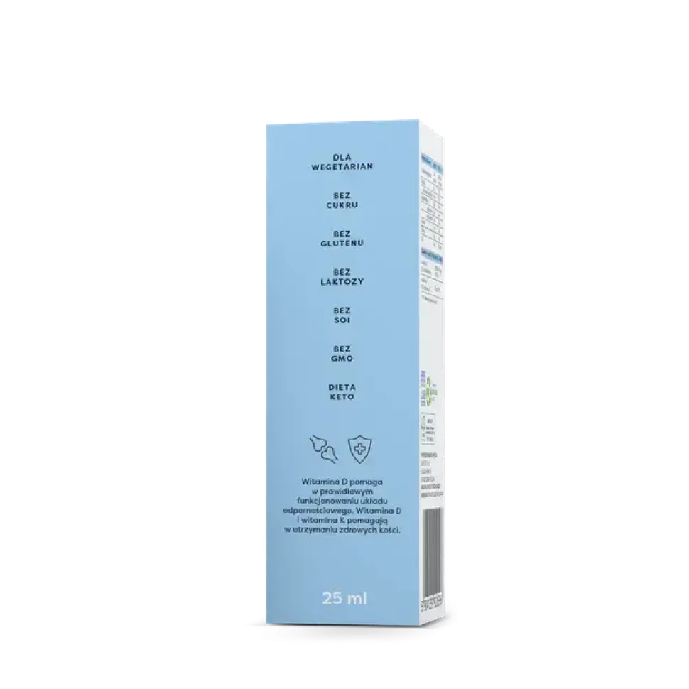Osavi Witamina D3 + K2, spray doustny, smak miętowy, 25 ml