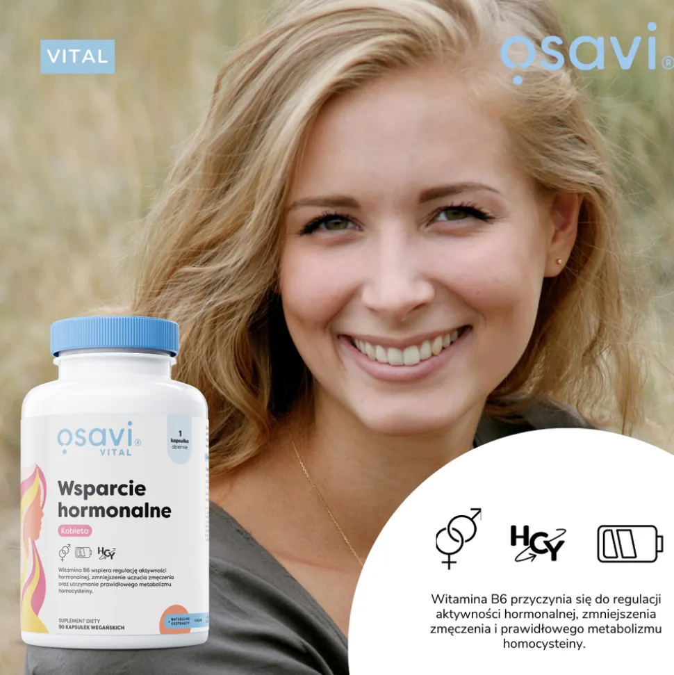 Osavi Wsparcie Hormonalne Kobieta, kapsułki, 30 szt.