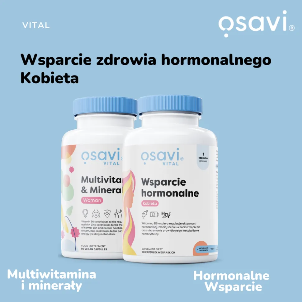 Osavi Wsparcie Hormonalne Kobieta, kapsułki, 30 szt.