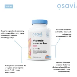 Osavi Wsparcie Hormonalne Kobieta, kapsułki, 60 szt.