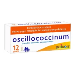 Oscillococcinum na przeziębienie i grypę, granulki, 12 pojemników jednodawkowych po 1 g