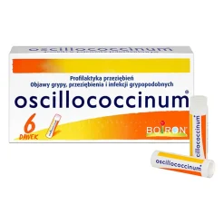 Oscillococcinum na przeziębienie i grypę, granulki, 6 dawek