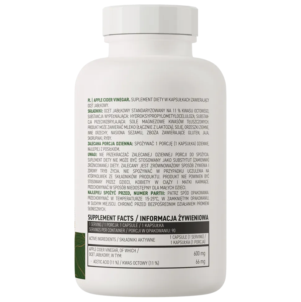 OstroVit Apple Cider Vinegar, kapsułki, 90 szt.