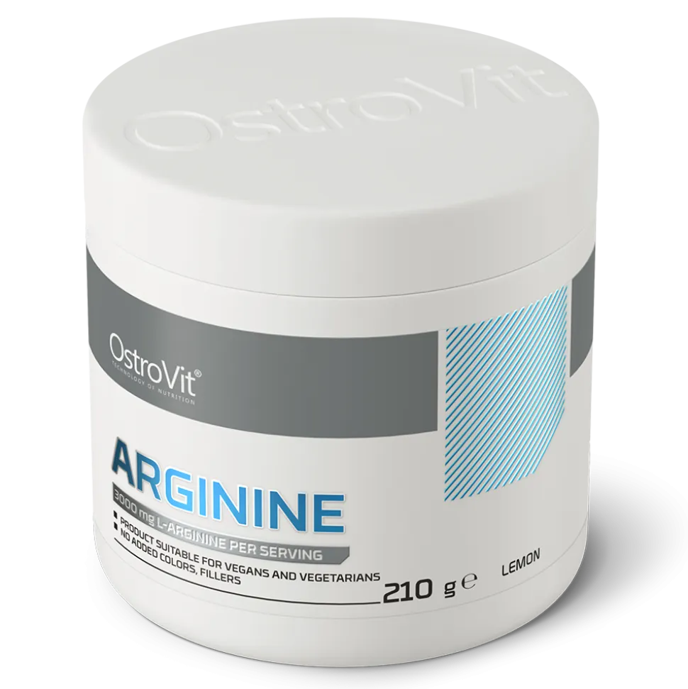 OstroVit Arginine, proszek, smak cytrynowy, 210 g
