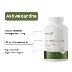 OstroVit Ashwagandha, tabletki, 200 szt.
