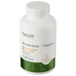 OstroVit Bromelain + Papain, kapsułki, 100 szt.