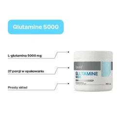 OstroVit Glutamine 5000, kapsułki, 150 szt