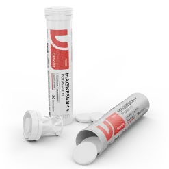 OstroVit Magnesium + Potassium, tabletki musujące, smak grejpfrutowy, 20 szt.