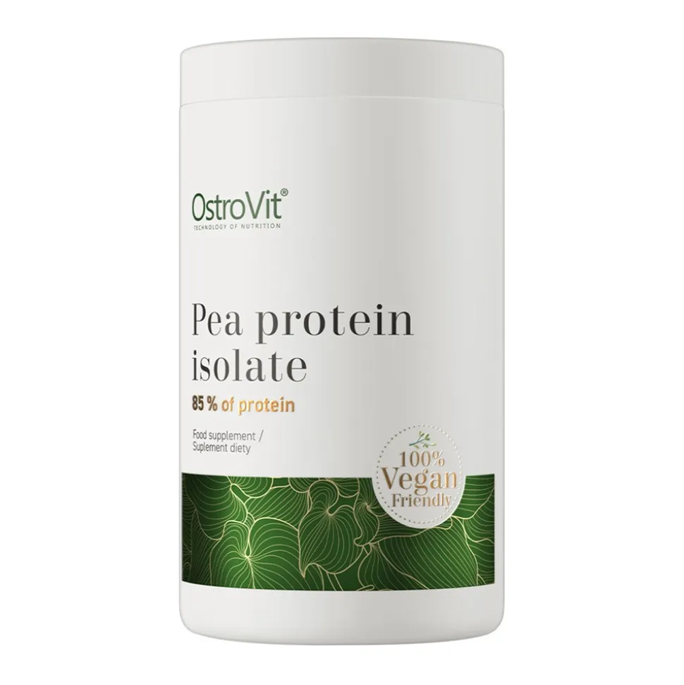 OstroVit Pea Protein Isolate, proszek, smak naturalny, 480 g