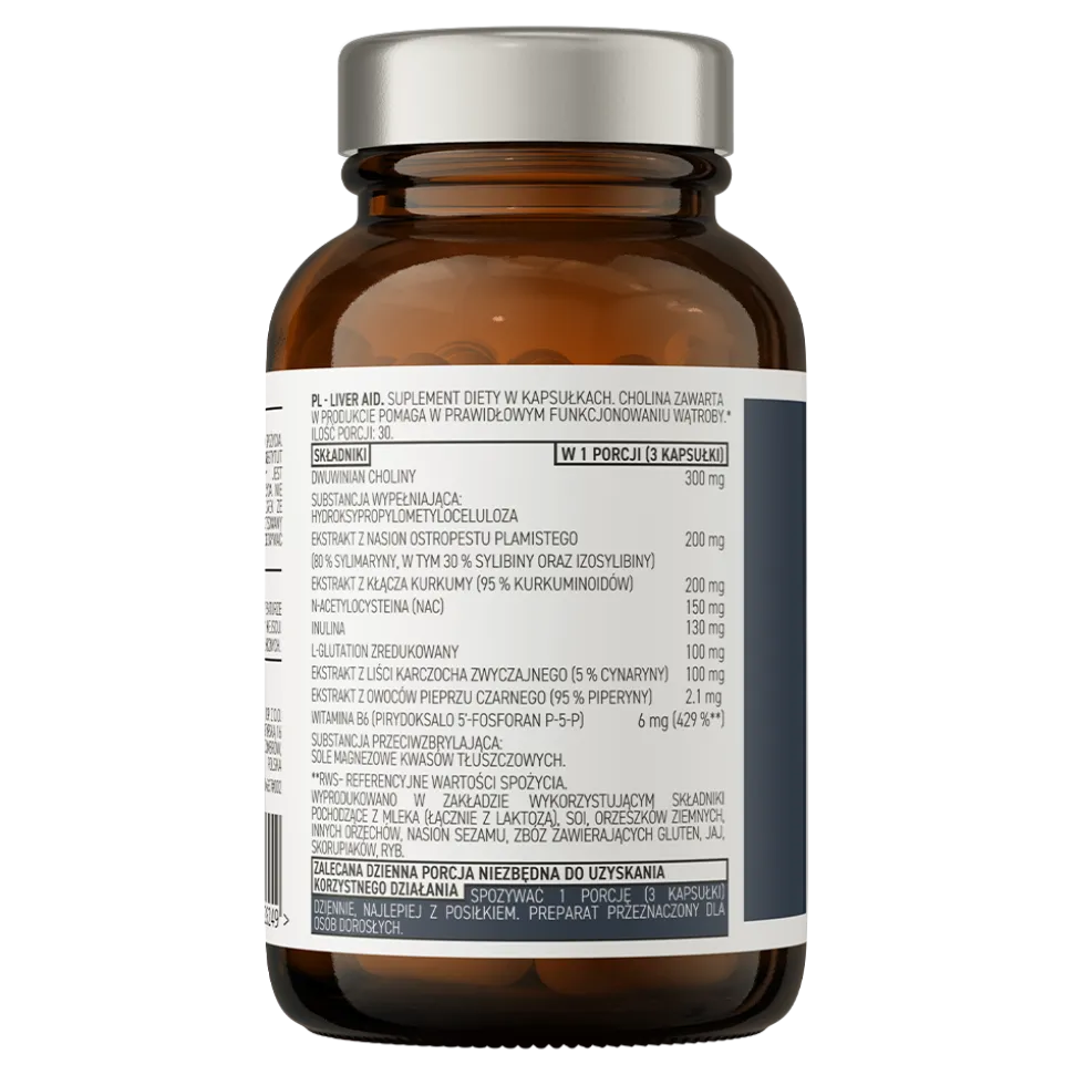 OstroVit Pharma Liver Aid, kapsułki, 90 szt.
