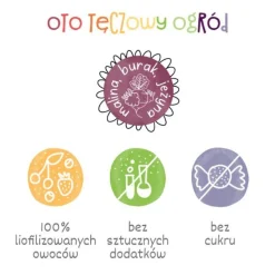 Otolandia Oto Tęczowy Ogród, malina, burak, jeżyna, proszek, 40 g