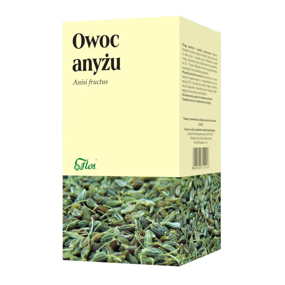 Owoc anyżu, (Flos) 2 g, 30 szt.
