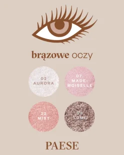 Paese Eyegasm, cień do powiek, 18 twinkle dust, 1,5g