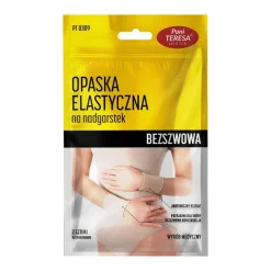 Pani Teresa, Opaska elastyczna stawu nadgarstkowego, bezszwowa, beżowa, rozmiar M, 2 szt.