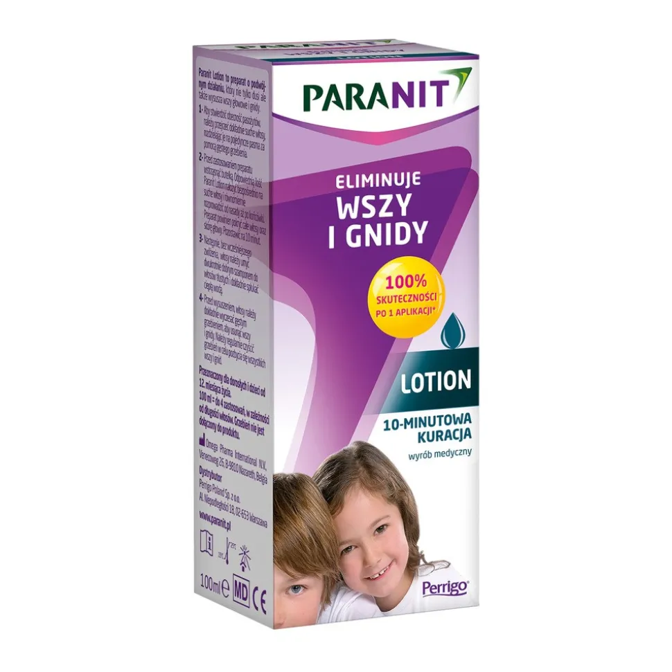 Paranit Lotion, płyn eliminujący wszy i gnidy, 100 ml