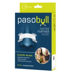 Pasobull Faster Further More, plastry na nos ułatwiające oddychanie, 10 szt.