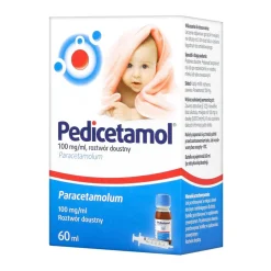 Pedicetamol, 100 mg/ml, roztwór doustny, 60 ml
