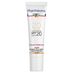 Pharmaceris F, fluid kryjący dla skóry naczynkowej, Nude 20, 30 ml