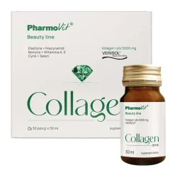PharmoVit Beauty Line, płyn, smak owocowy, 30 ml x 30 szt.