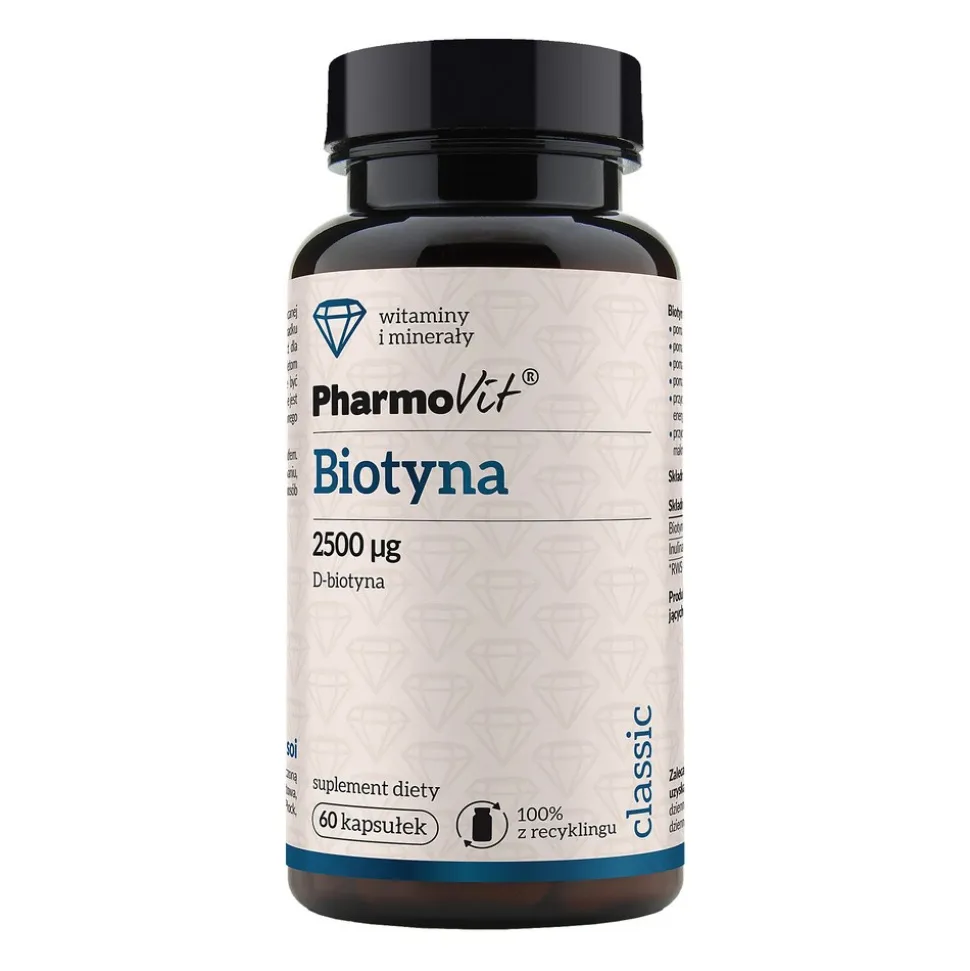 Pharmovit Biotyna 2500 µg, kapsułki, 60 szt.