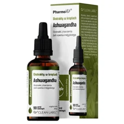 PharmoVit Clean Label Ekstrakty w kroplach Ashwagandha, krople, 30 ml