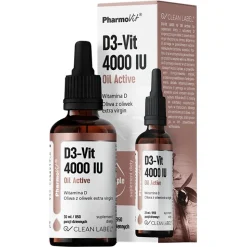 Pharmovit D3-Vit 4000 IU Oil Active, krople, 30 ml