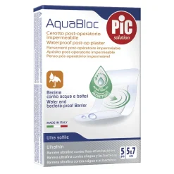 PiC AquaBloc, plaster pooperacyjny, 5 x 7 cm, 5 szt.
