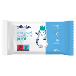 Pikabu Baby Care, chusteczki nawilżane Pure, 60 szt.