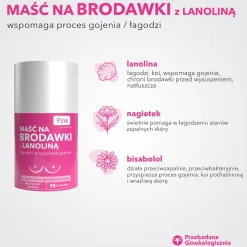 Pink Mama, maść na brodawki z lanoliną, 50 ml