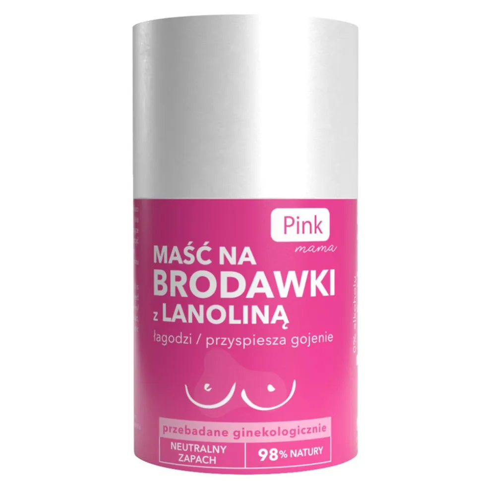 Pink Mama, maść na brodawki z lanoliną, 50 ml