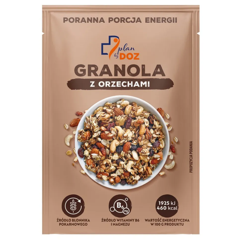 Plan by DOZ Granola z orzechami, 50 g