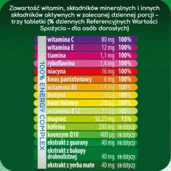 Plusssz Active 100% Energy Complex, tabletki musujące, 20 szt.