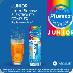 Plusssz Junior Elektrolity Complex, tabletki musujące, 20 szt.