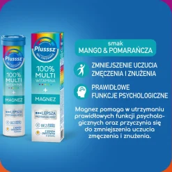 Plusssz 100% Multiwitamina+Magnez, tabletki musujące, 20 szt.