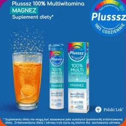 Plusssz 100% Multiwitamina+Magnez, tabletki musujące, 20 szt.