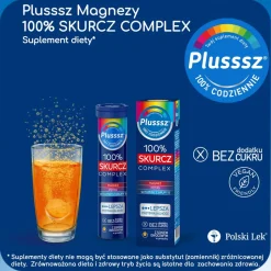 Plusssz 100% Skurcz Complex, tabletki musujące, 20 szt.