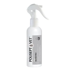 Polisept Vet Spray Silver Pro, Spray do zabiegów antyseptycznych u psów i kotów, 200 ml