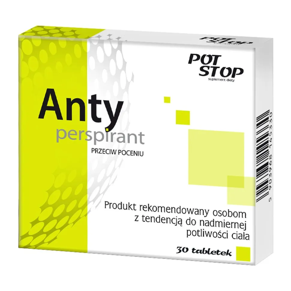 Potstop antyperspirant, tabletki, 30 szt.