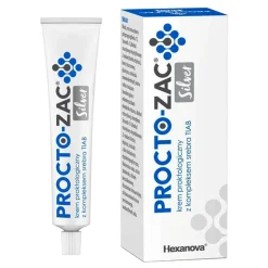 Procto-Zac Silver, krem proktologiczny z kompleksem srebra, 25 ml