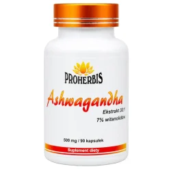 Proherbis Ashwagandha, kapsułki, 60 szt.