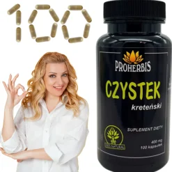 Proherbis Czystek kreteński, kapsułki, 100 szt.