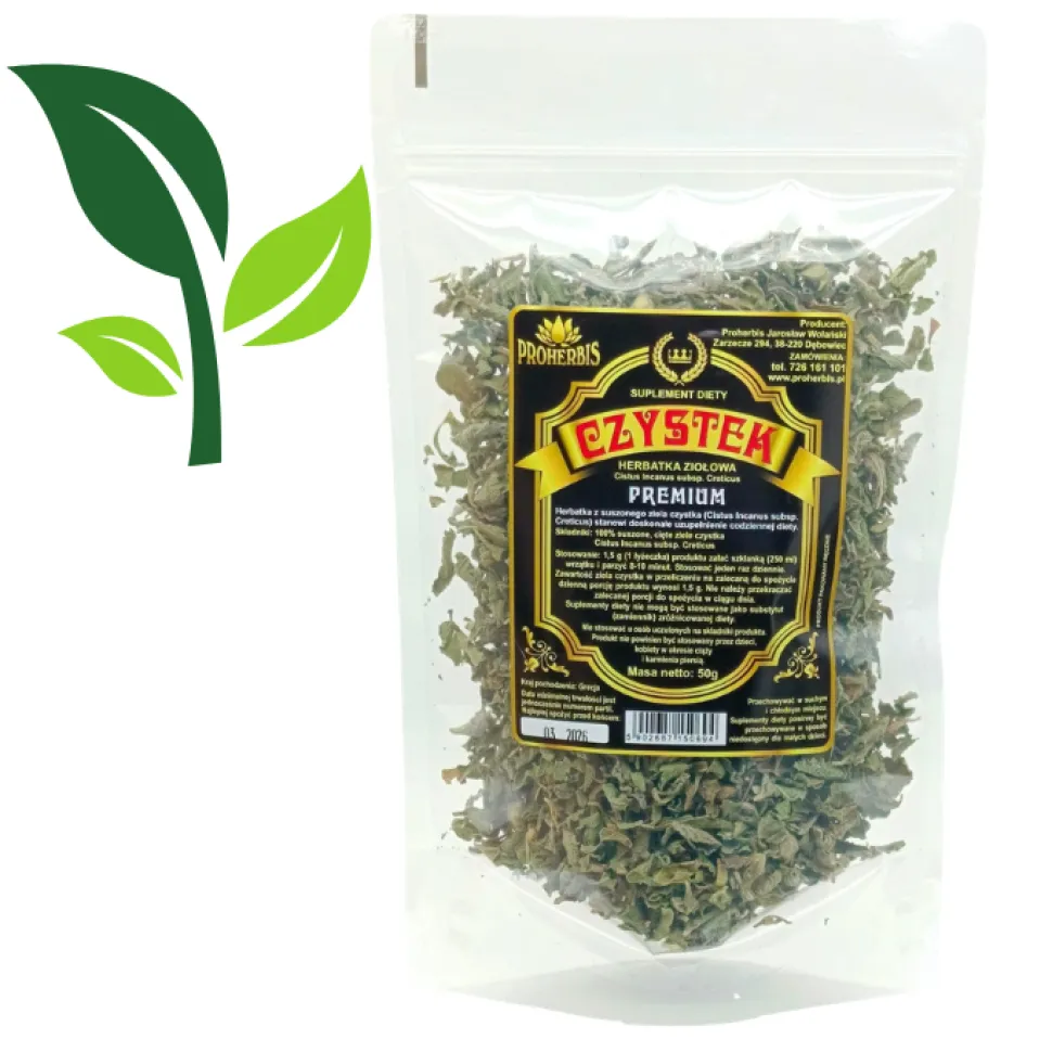 Proherbis Czystek Premium, herbata, 50 g
