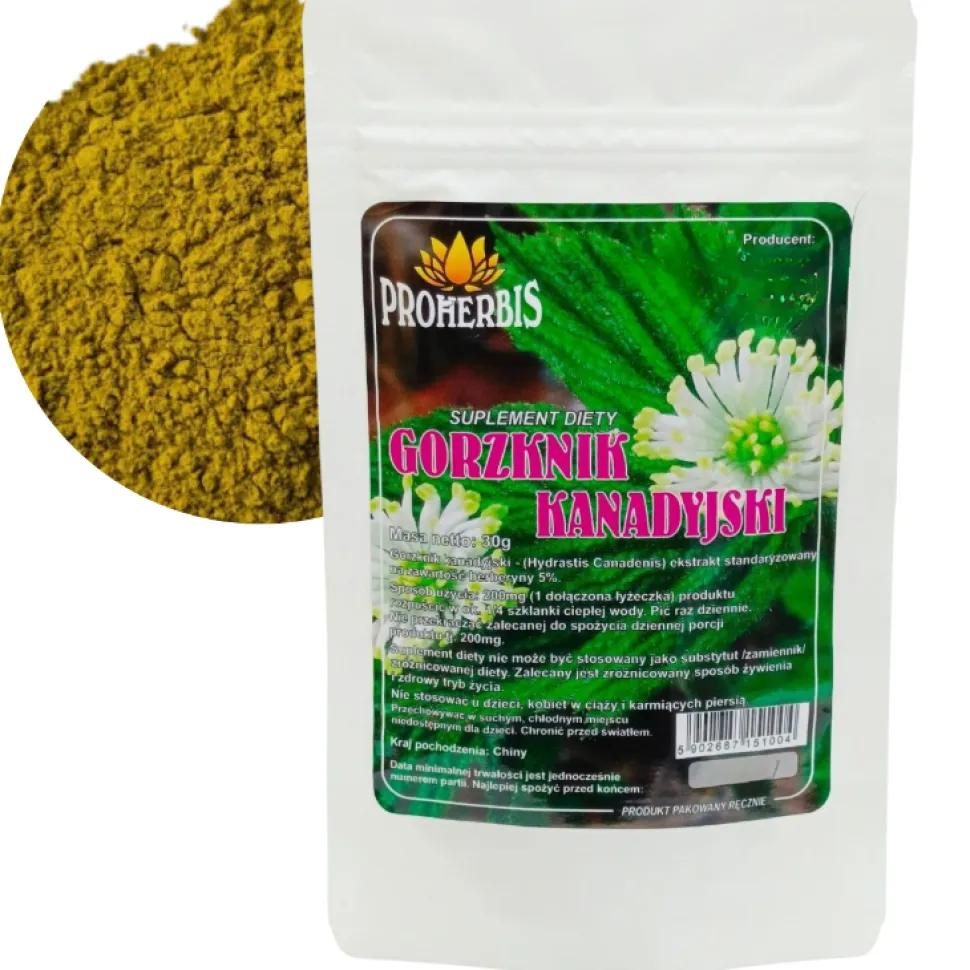 Proherbis Gorzknik kanadyjski, proszek, 30 g