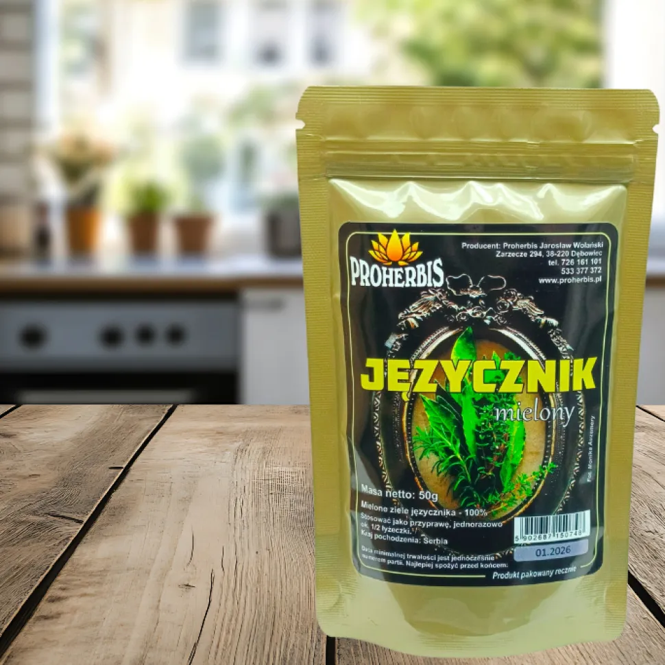 Proherbis Języcznik Mielony, proszek, 50 g