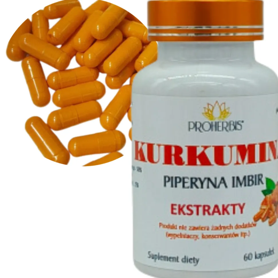 Proherbis Kurkuma Piperyna Imbir, kapsułki, 60 szt.