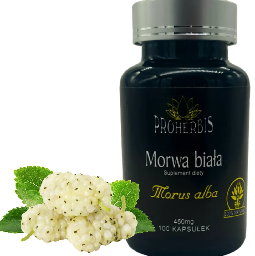 Proherbis Morwa biała, kapsułki, 100 szt.