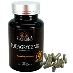 Proherbis Podagrycznik kapsułki, 100 szt.