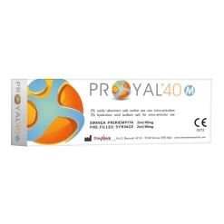 Proyal 40 M, żel dostawowy z kwasem hialuronowym (40 mg/2 ml), ampułko-strzykawka, 1 szt.